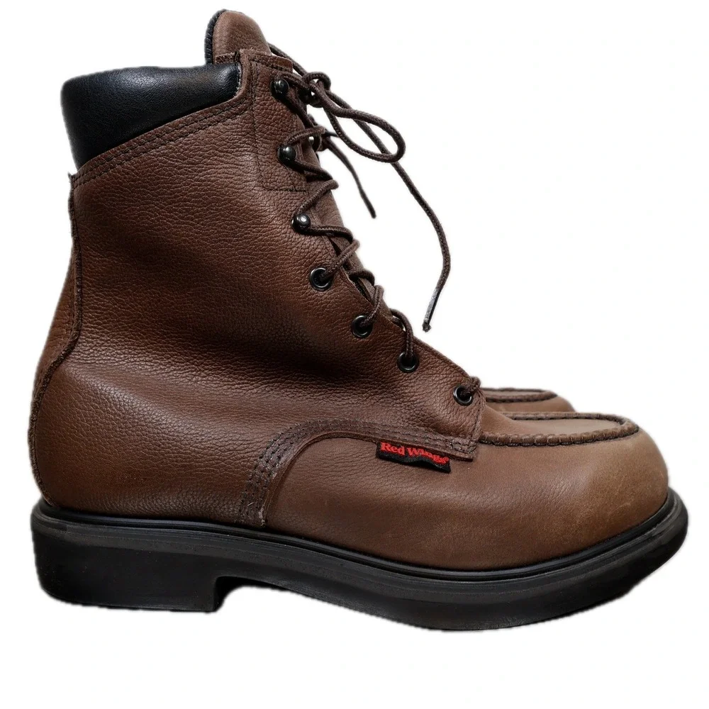 Red Wing SuperSole 1414 Work Boots Mens 9.5 D Brown Leather Gore-Tex Waterproof